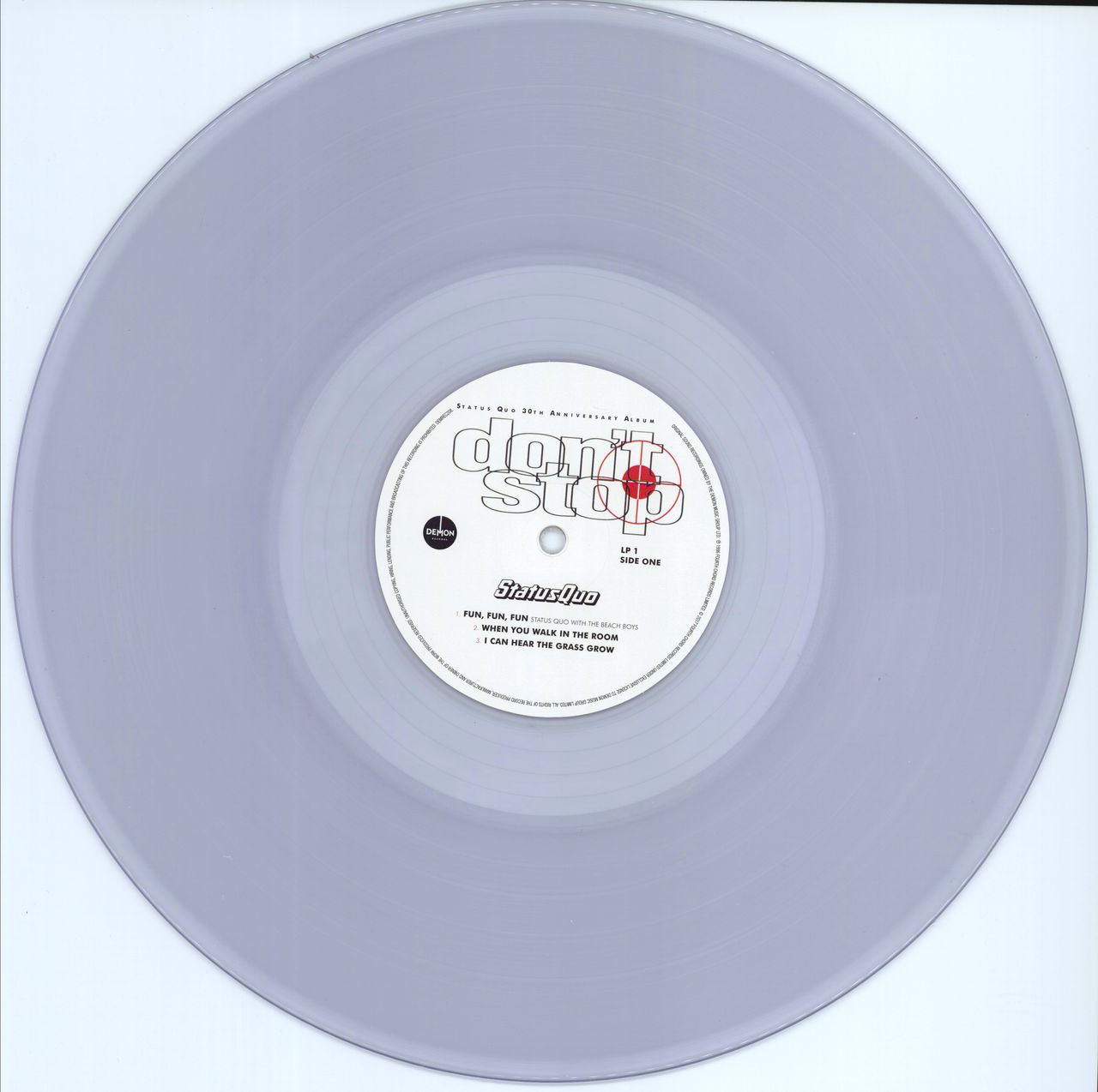 Status Quo Don't Stop - Transparent Heavyweight Vinyl UK 2-LP vinyl set