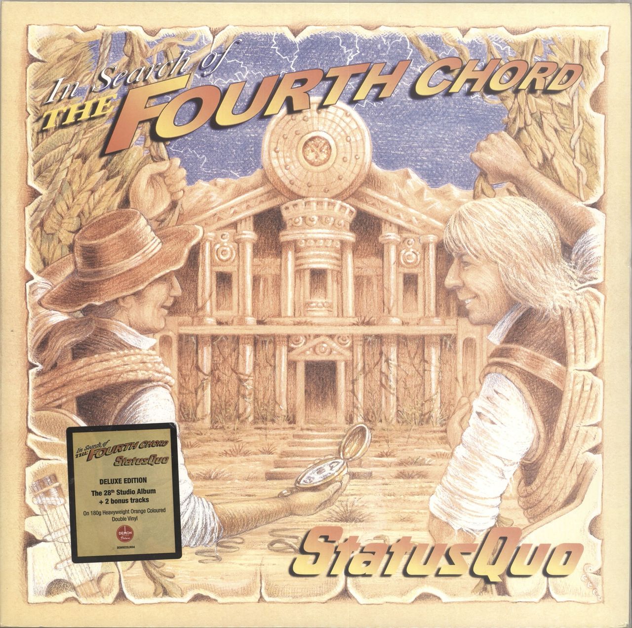 Status Quo In Search Of The Fourth Chord - 180gm Orange Vinyl UK 2-LP vinyl set