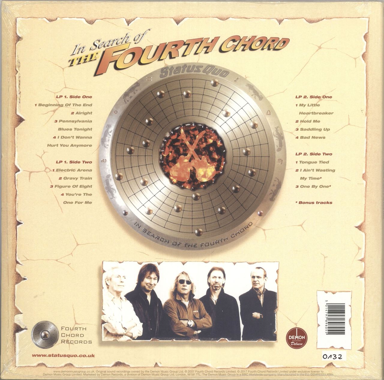Status Quo In Search Of The Fourth Chord - 180gm Orange Vinyl UK 2-LP vinyl set