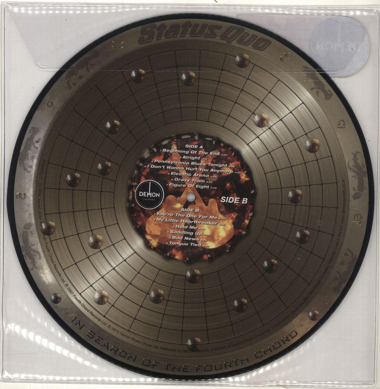 Status Quo In Search Of The Fourth Chord UK Picture disc LP