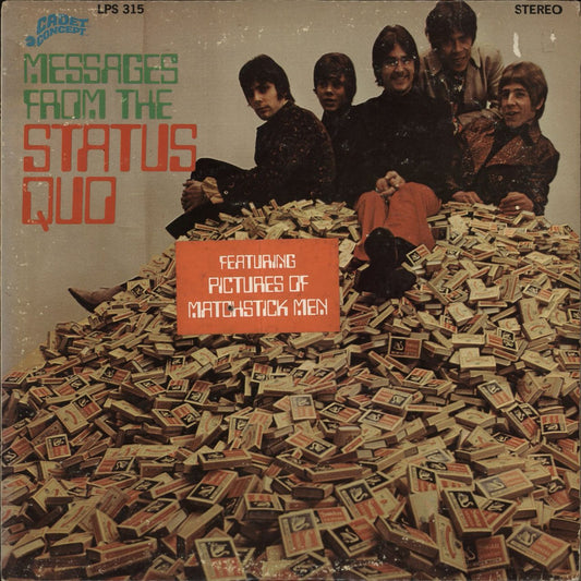 Status Quo Messages From The Status Quo - Drilled US Vinyl LP