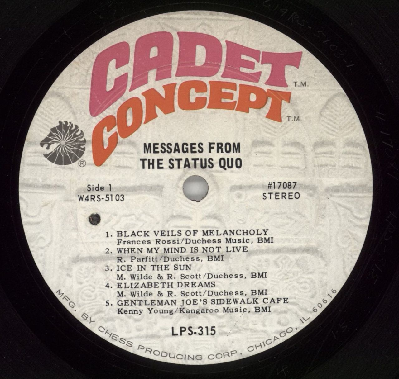 Status Quo Messages From The Status Quo - Drilled US Vinyl LP