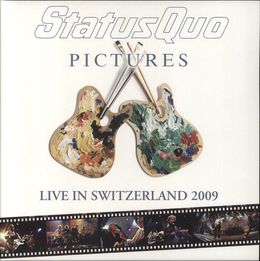 Status Quo Pictures - Live In Switzerland 2009 - RSD 2014 - White Vinyl UK 2-LP vinyl set