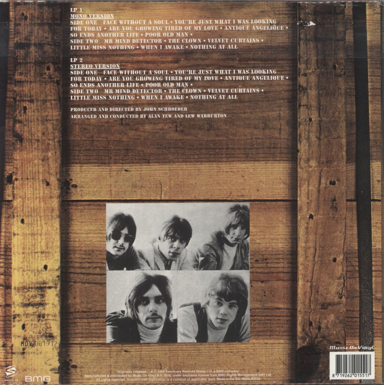 Status Quo Spare Parts - 180 Gram Orange & Gold Mixed Vinyl UK 2-LP vinyl set
