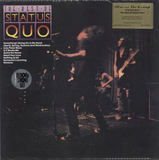 Status Quo The Rest Of Status Quo - 180gm Purple Vinyl UK Vinyl LP