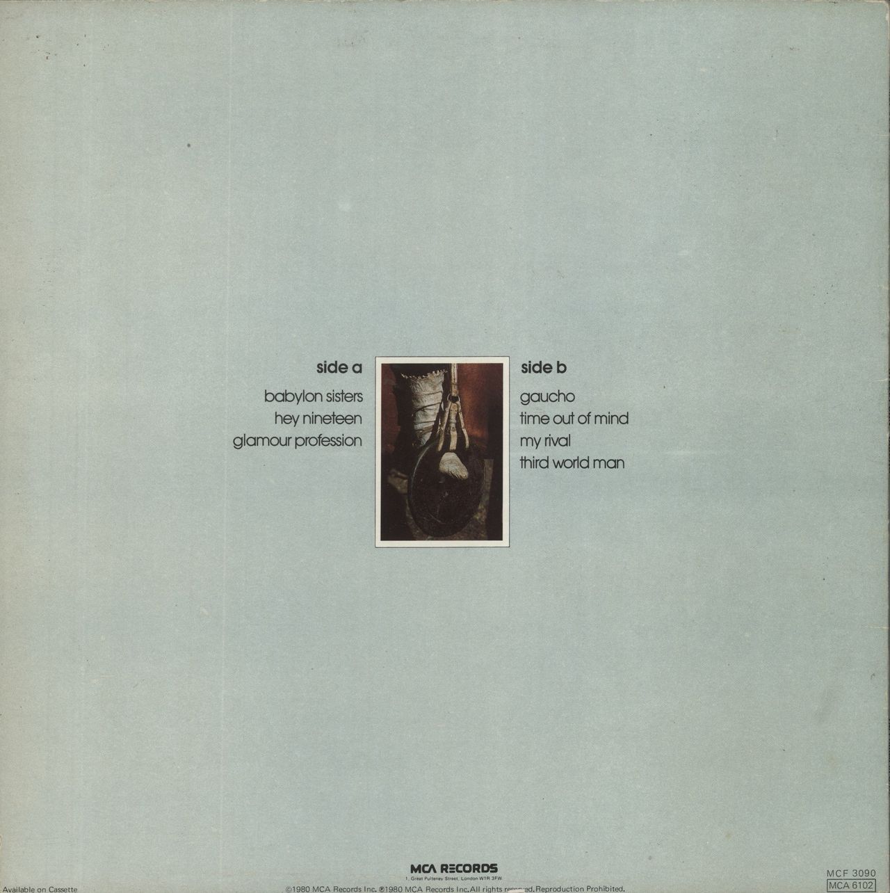Steely Dan Gaucho + Inner - VG UK Vinyl LP