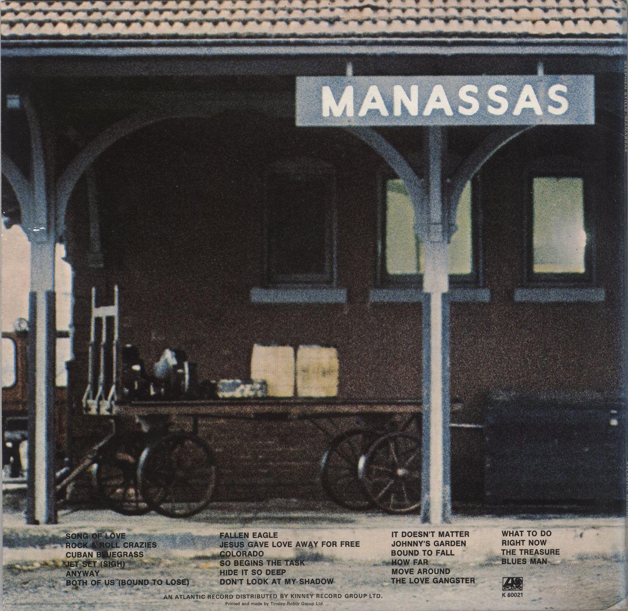 Stephen Stills Manassas - 1st - Complete - EX UK 2-LP vinyl set