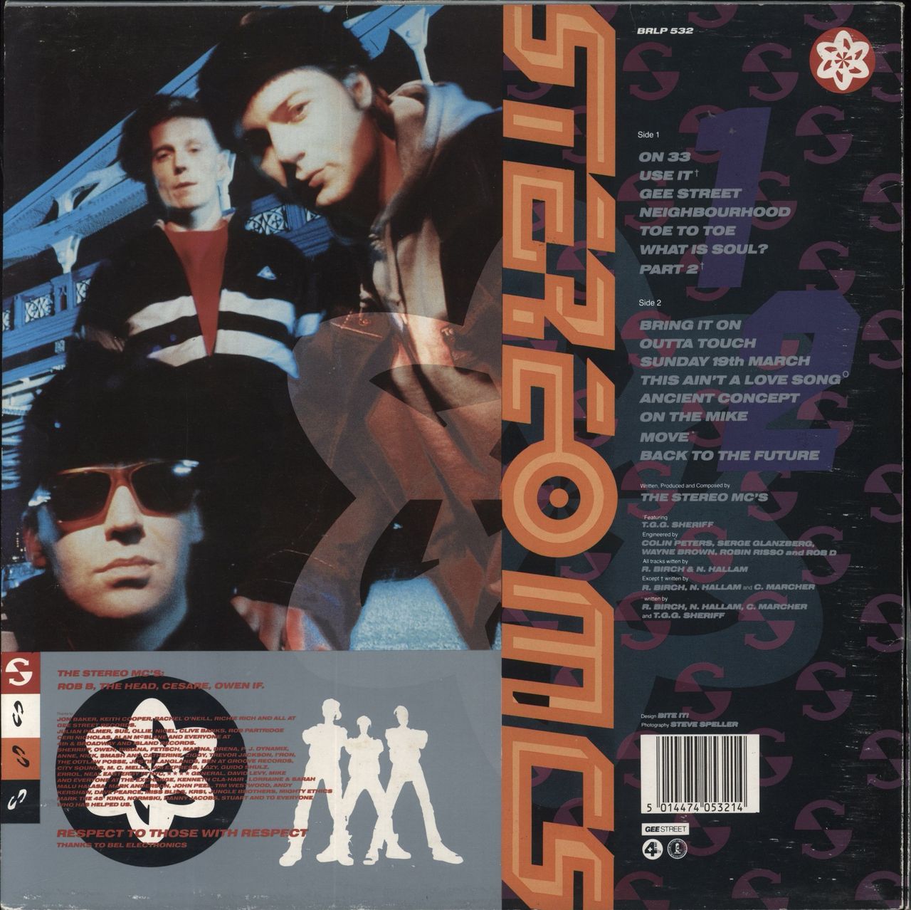 Stereo MCs 33 45 78 - Thirty Three Forty Five Seventy Eight UK Vinyl LP