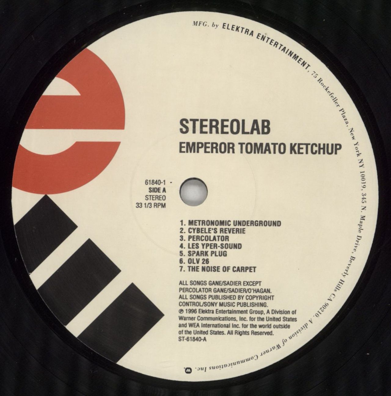 Stereolab Emperor Tomato Ketchup US Vinyl LP