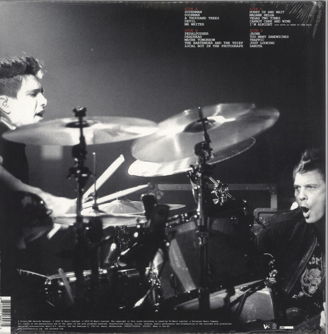 Stereophonics Live From Dakota - RSD - 180gm White Vinyl UK 2-LP vinyl set