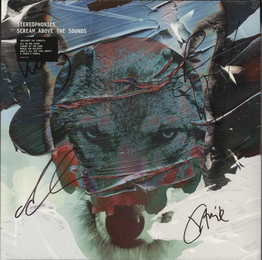 Stereophonics Scream Above The Sounds - Autographed - Sealed UK Vinyl LP