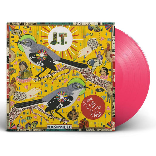 Steve Earle & The Dukes - J.T. (Good Records Edition-Astroturf Pink Vinyl-LTD To 300)