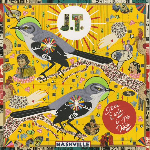Steve Earle & The Dukes - J.T. (Good Records Edition-Astroturf Pink Vinyl-LTD To 300)