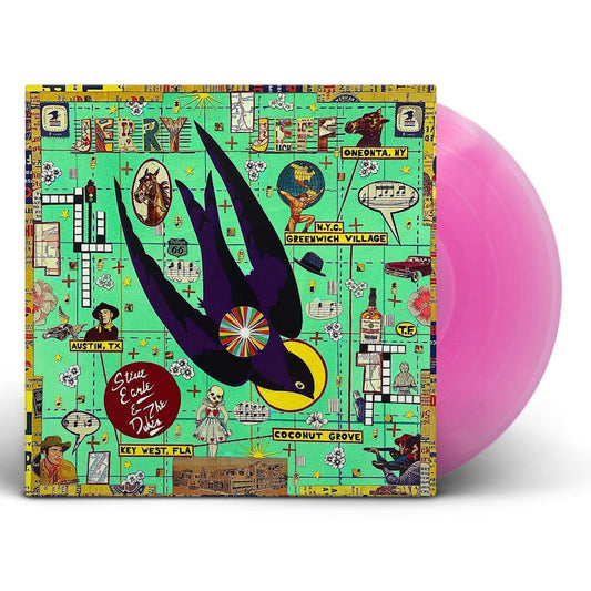 Steve Earle - Jerry Jeff (Good Records Edition-Astroturf Pink Vinyl-LTD To 300)