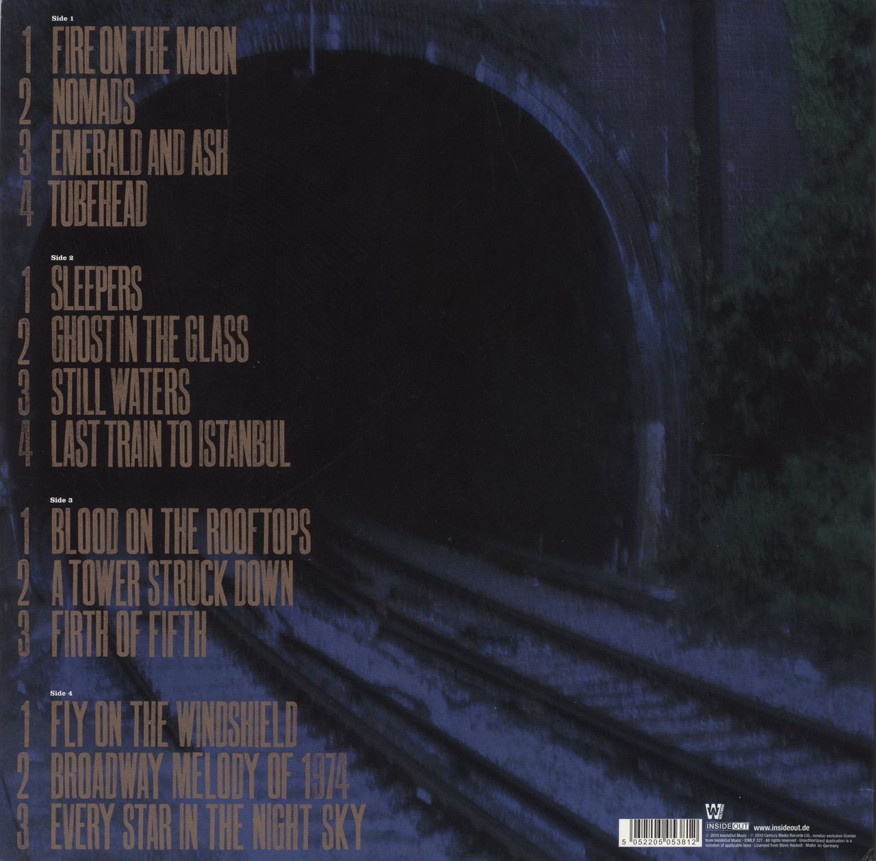 Steve Hackett Out Of The Tunnel's Mouth German 2-LP vinyl set