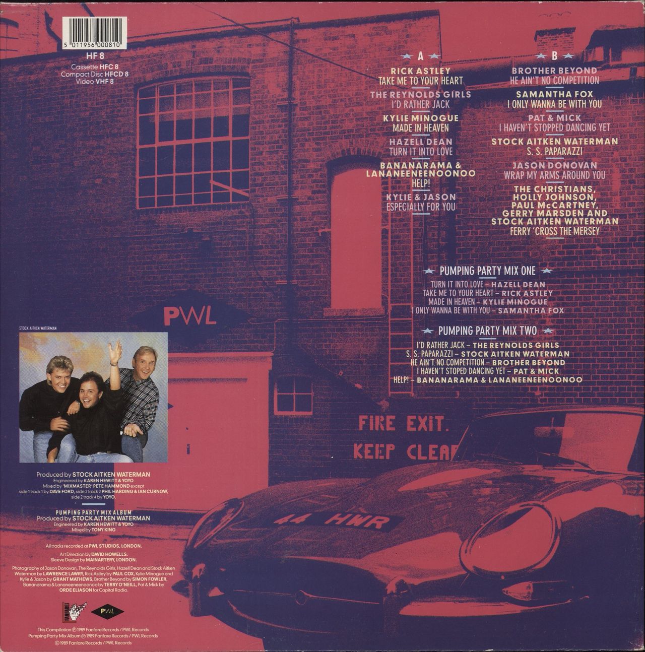 Stock Aitken Waterman Hit Factory 3 UK 2-LP vinyl set