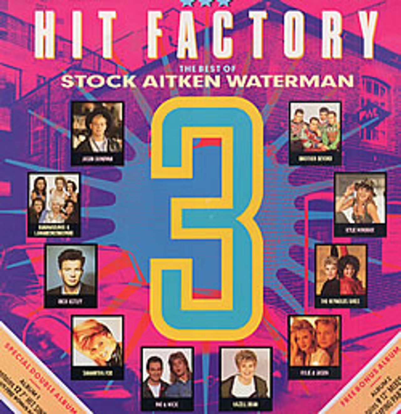 Stock Aitken Waterman Hit Factory 3 UK 2-LP vinyl set