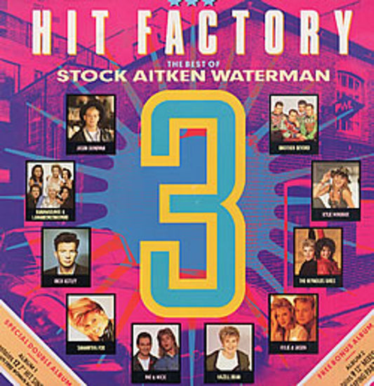 Stock Aitken Waterman Hit Factory 3 UK 2-LP vinyl set
