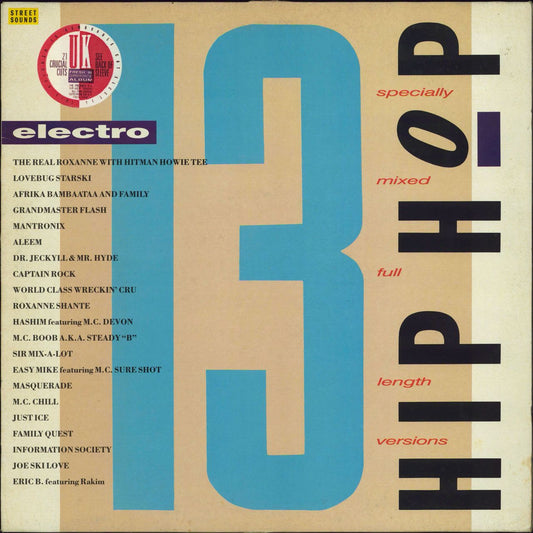 Street Sounds Compilation Street Sounds Hip Hop Electro 13 UK Vinyl LP