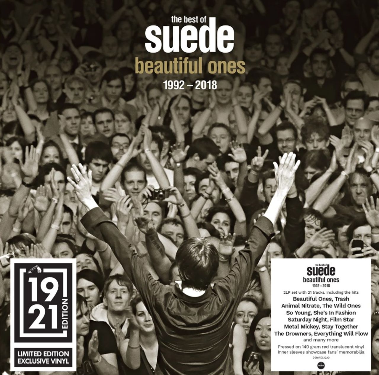 Suede The Best Of Suede. Beautiful Ones. 1992-2018 - Red Vinyl - Sealed UK 2-LP vinyl set