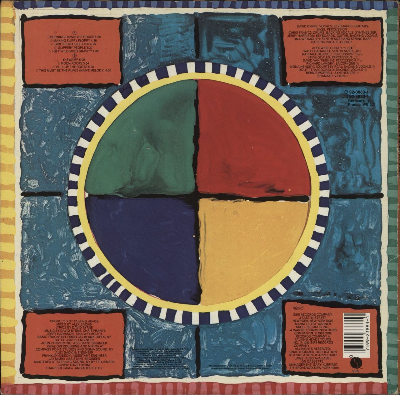 Talking Heads Speaking In Tongues - VG German Vinyl LP