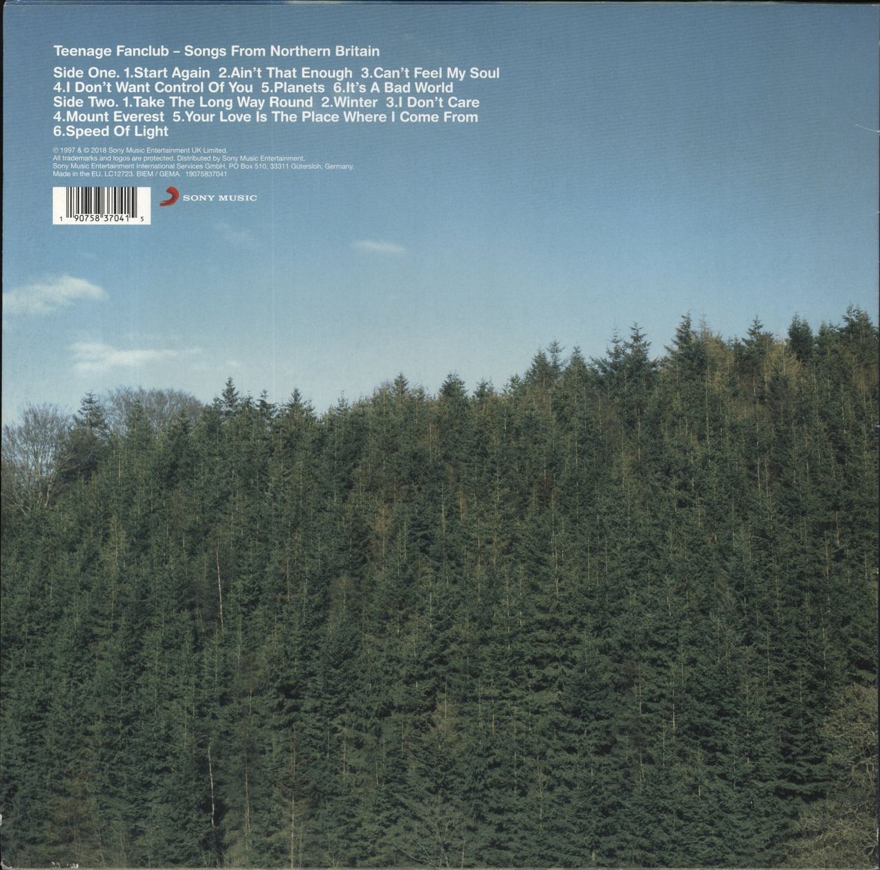 Teenage Fanclub Songs From Northern Britain - 180gm Vinyl UK Vinyl LP