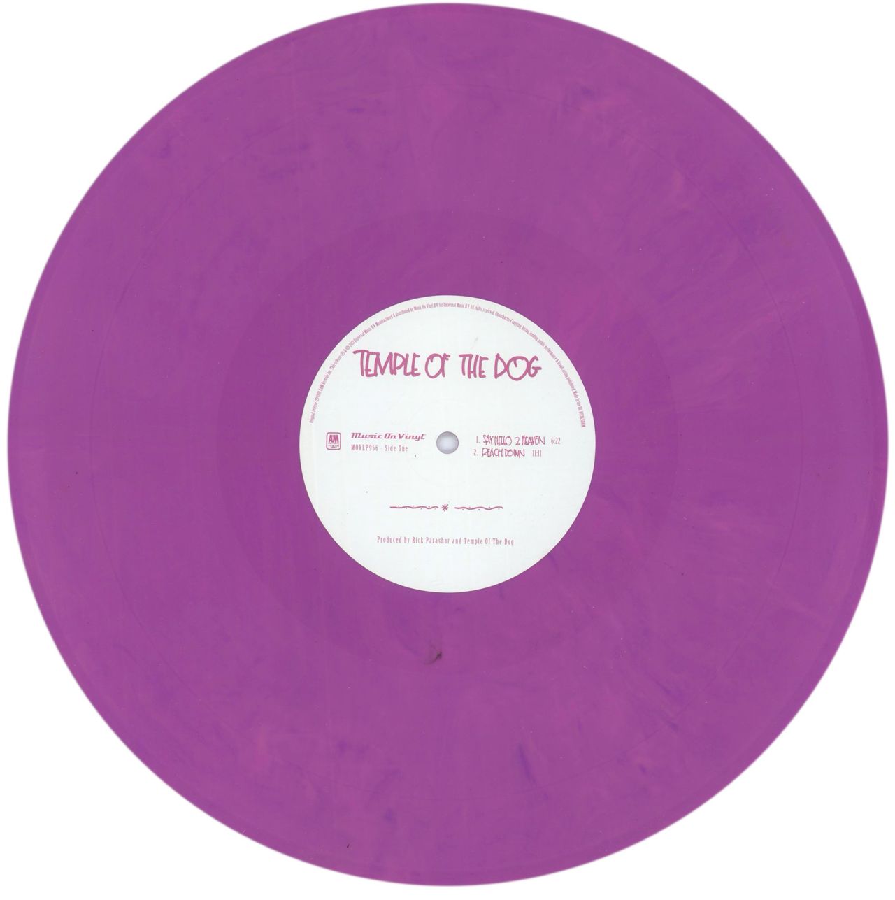 Temple of the Dog Temple Of The Dog - 180gm Purple Vinyl UK 2-LP vinyl set