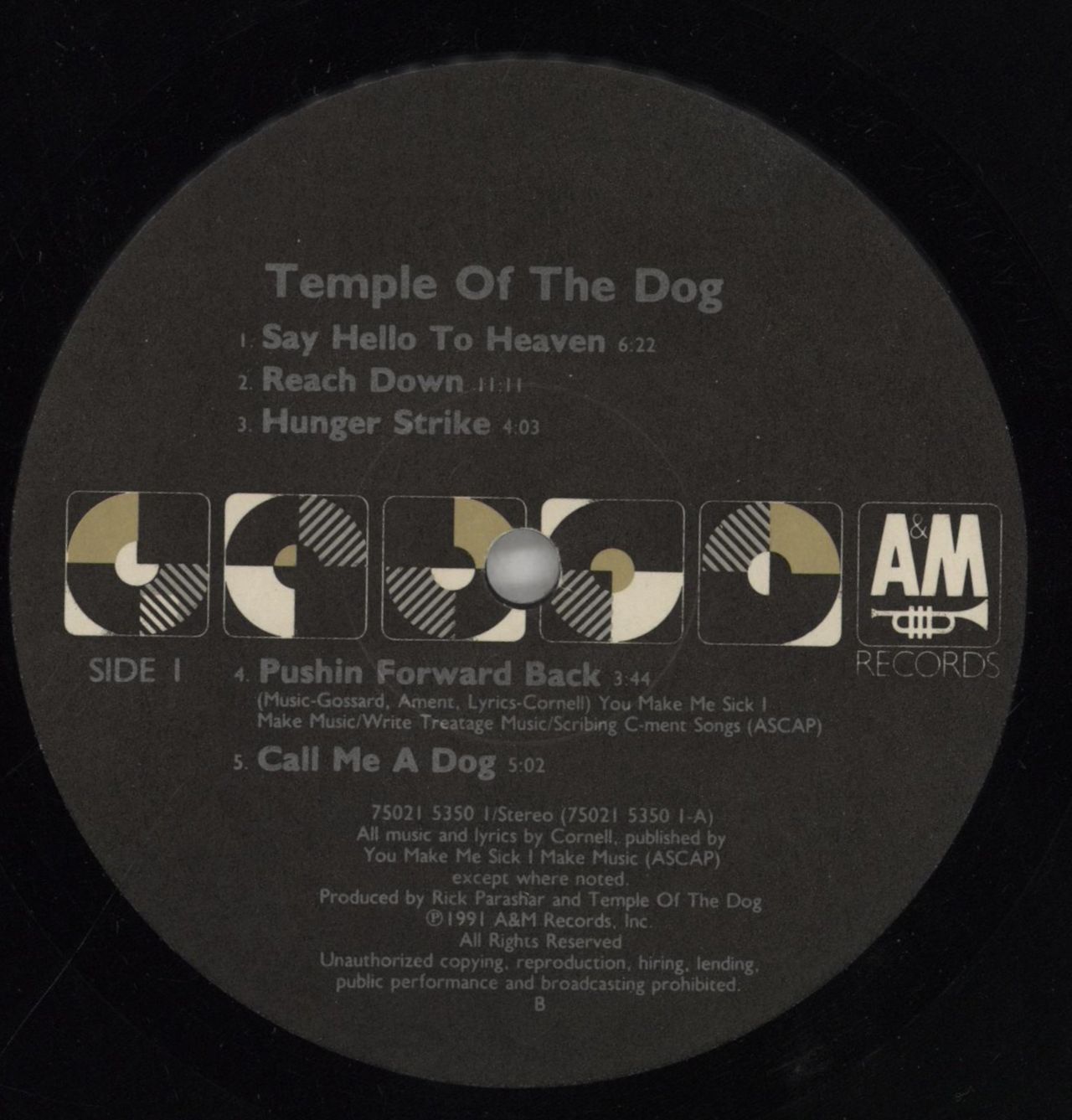 Temple of the Dog Temple Of The Dog - 1st - VG US Vinyl LP