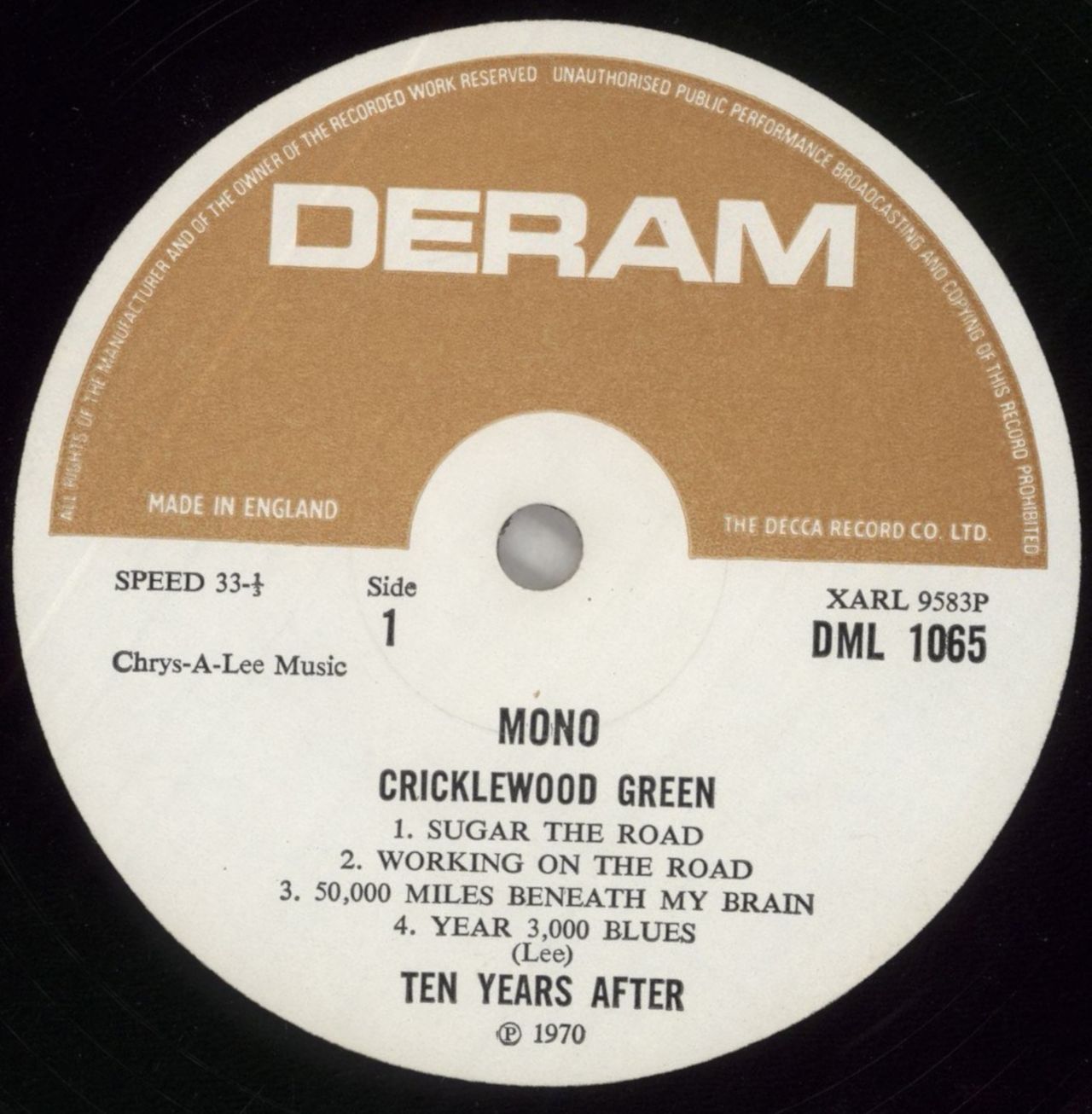 Ten Years After Cricklewood Green - 1st - EX UK Vinyl LP