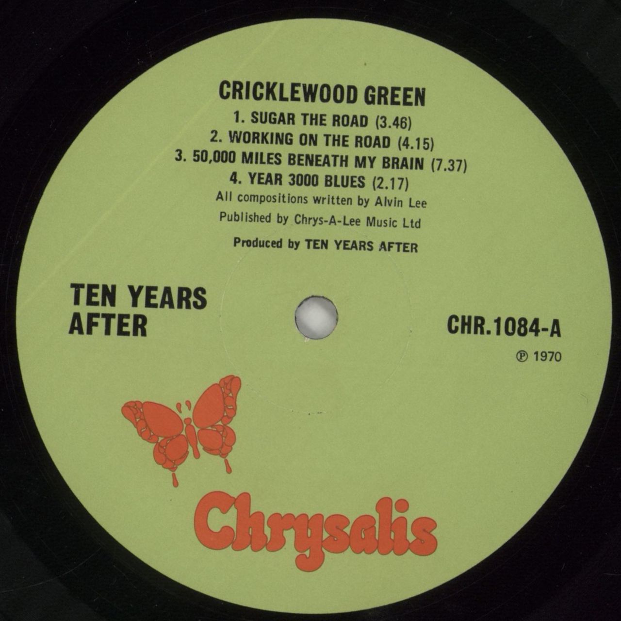 Ten Years After Cricklewood Green - Green Label UK Vinyl LP