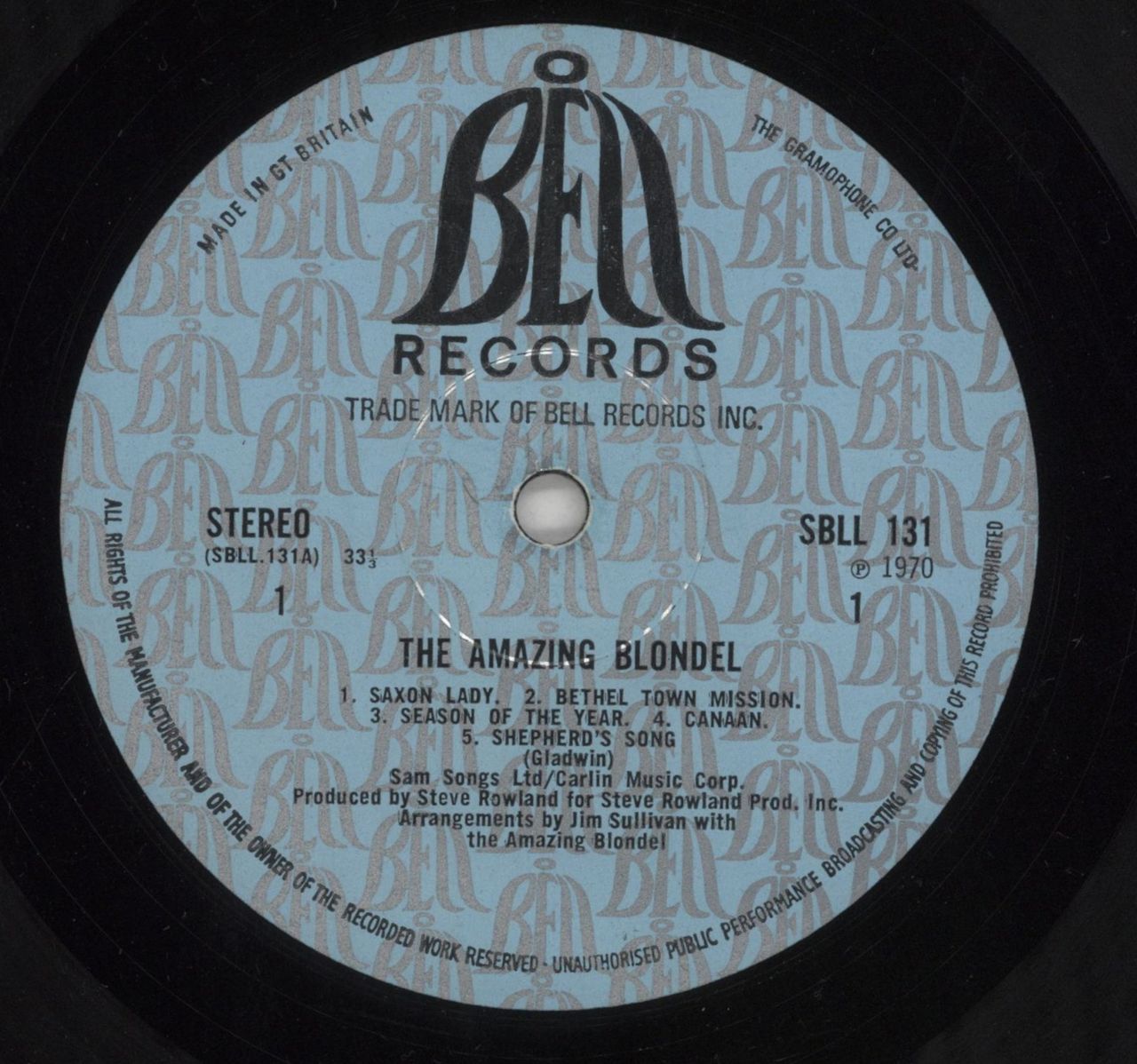 The Amazing Blondel The Amazing Blondel & A Few Faces - Autographed UK Vinyl LP