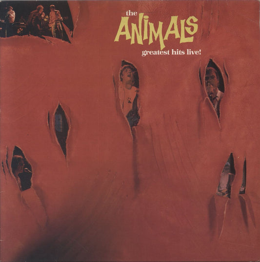 The Animals Greatest Hits Live! - Promo Stamped UK Promo Vinyl LP