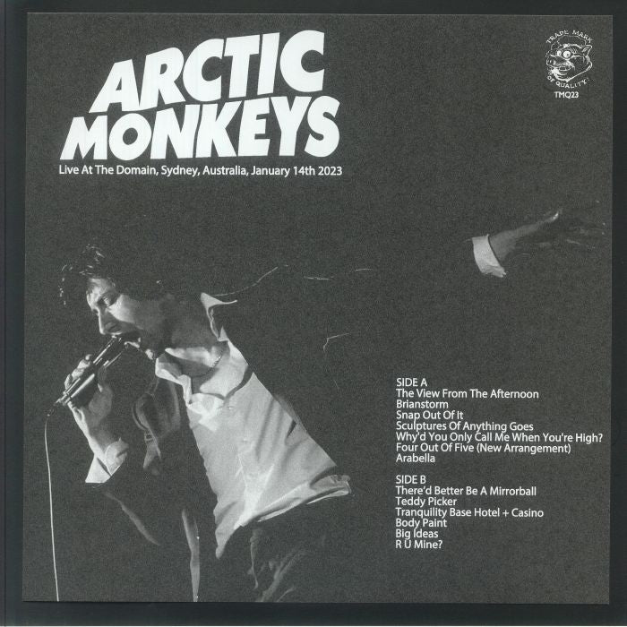 The Arctic Monkeys - Live At The Domain Sydney Australia January 14th 2023 - Yellow Vinyl LP Record