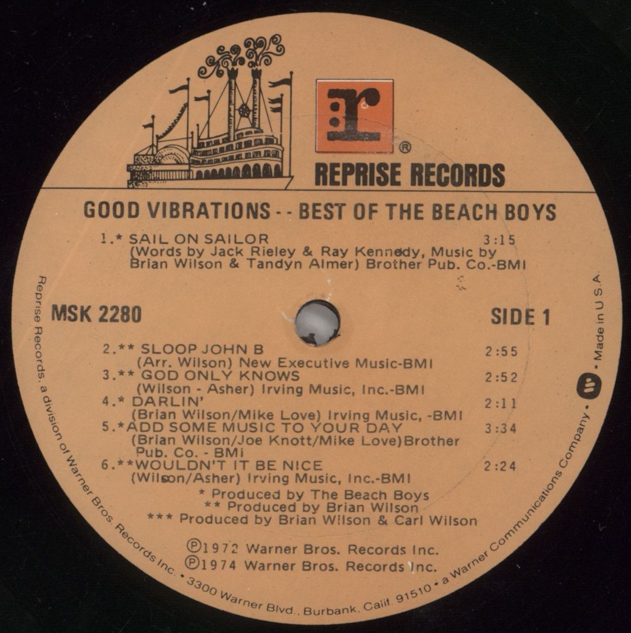 The Beach Boys Good Vibrations: Best Of The Beach Boys US Vinyl LP