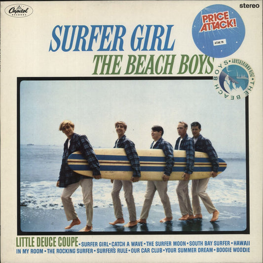 The Beach Boys Surfer Girl - Factory Sample UK Promo Vinyl LP