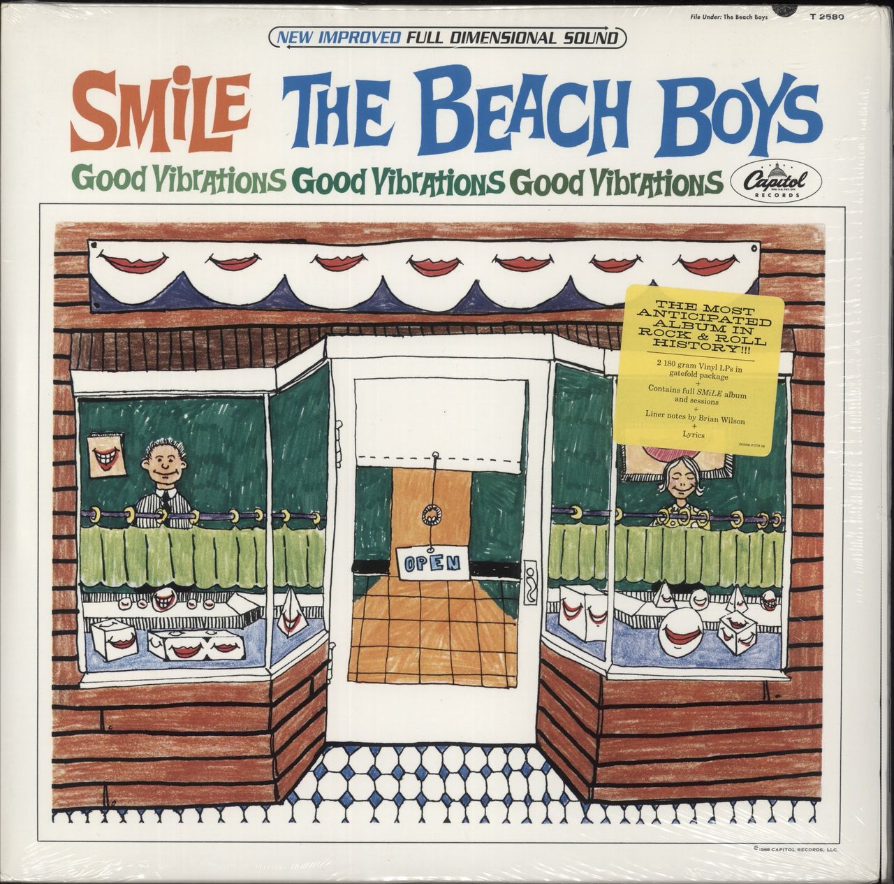 The Beach Boys The Smile Sessions - Sealed US 2-LP vinyl set