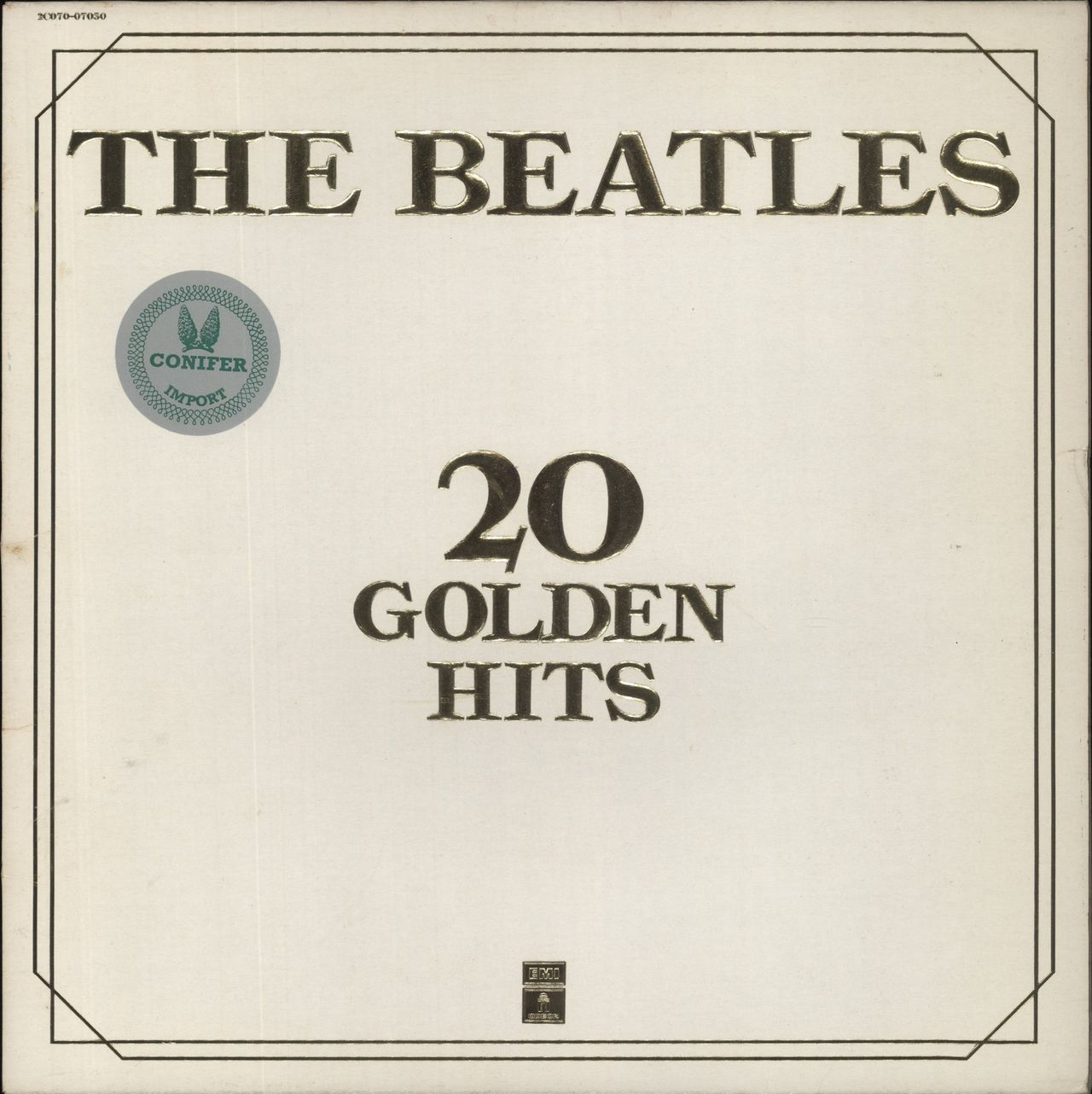 The Beatles 20 Golden Hits - Stickered French Vinyl LP