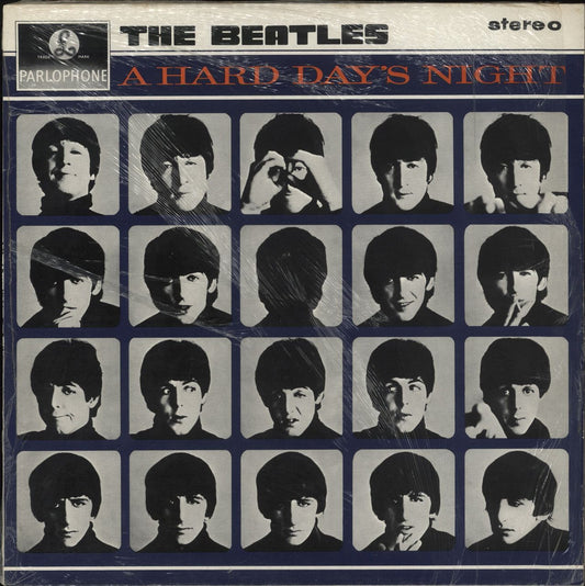 The Beatles A Hard Day's Night - All Rights - Shrink UK Vinyl LP