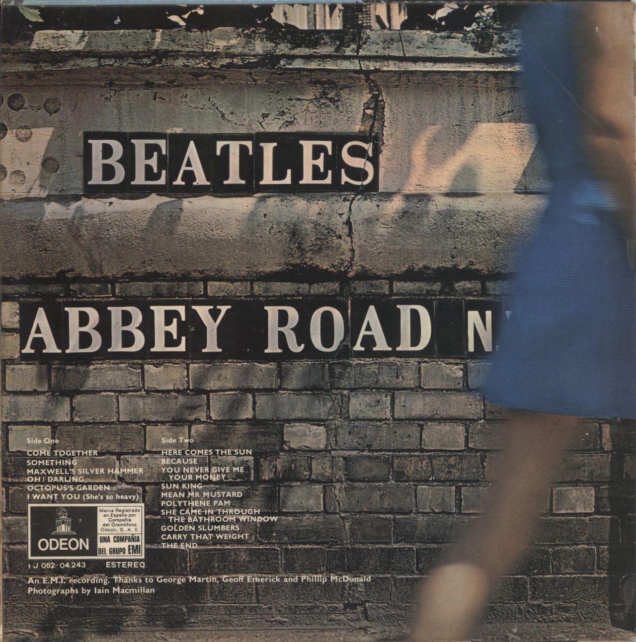 The Beatles Abbey Road Spanish Vinyl LP