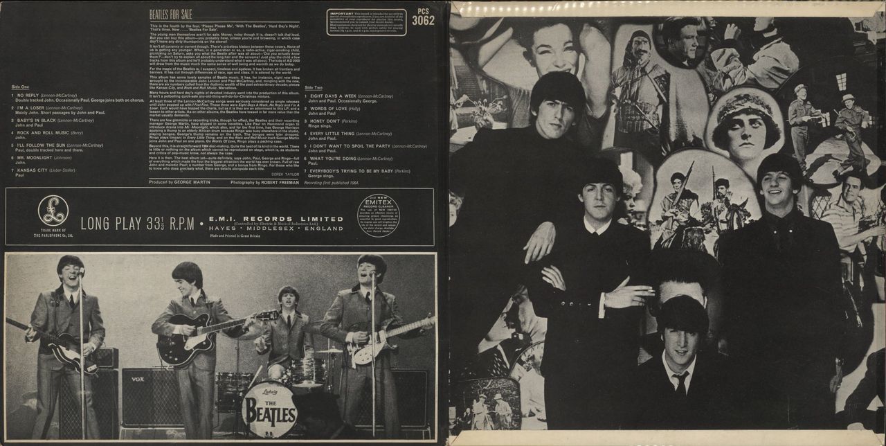 The Beatles Beatles For Sale - 1st - EX UK Vinyl LP