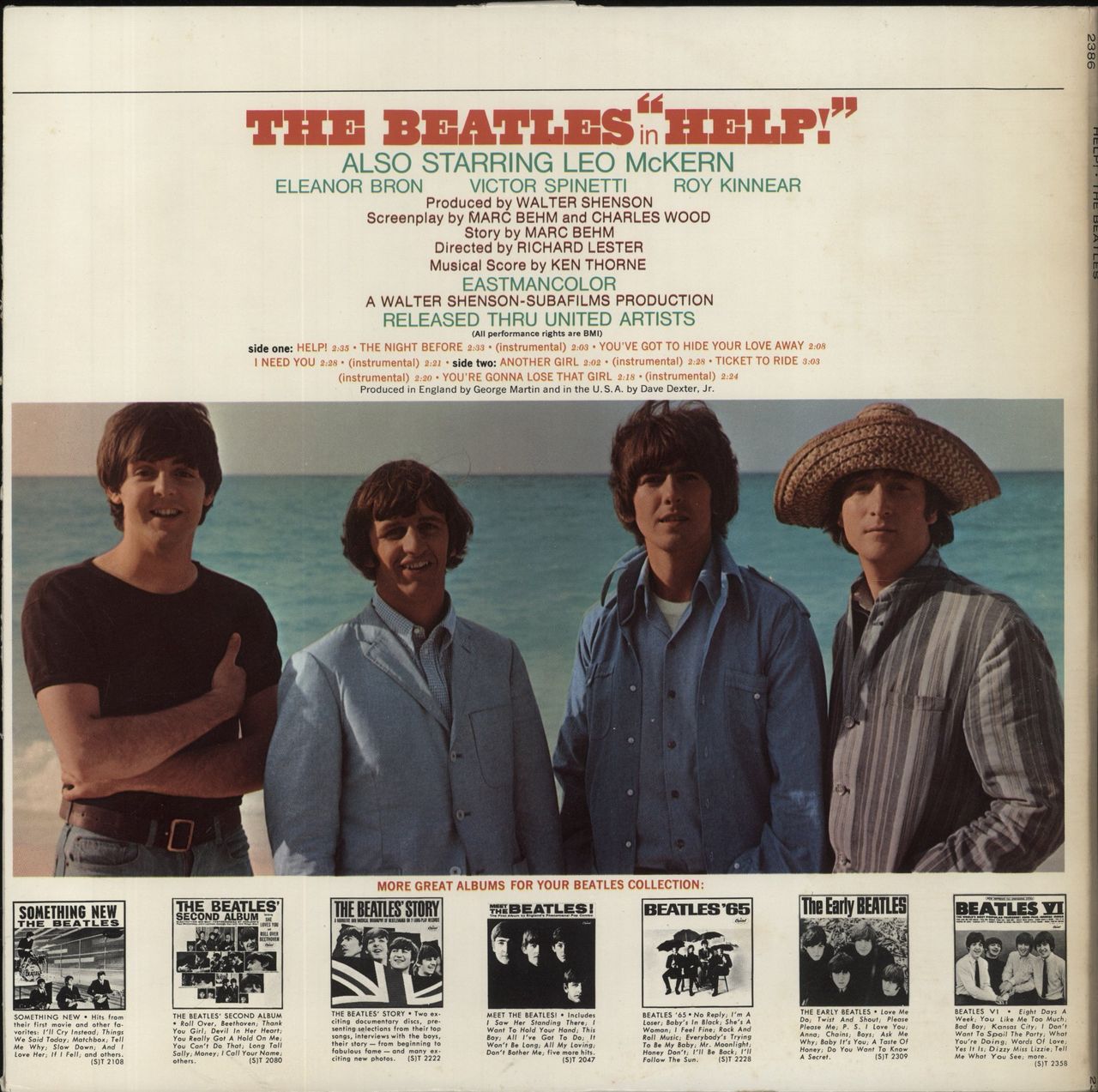 The Beatles Help! - Apple - VG US Vinyl LP