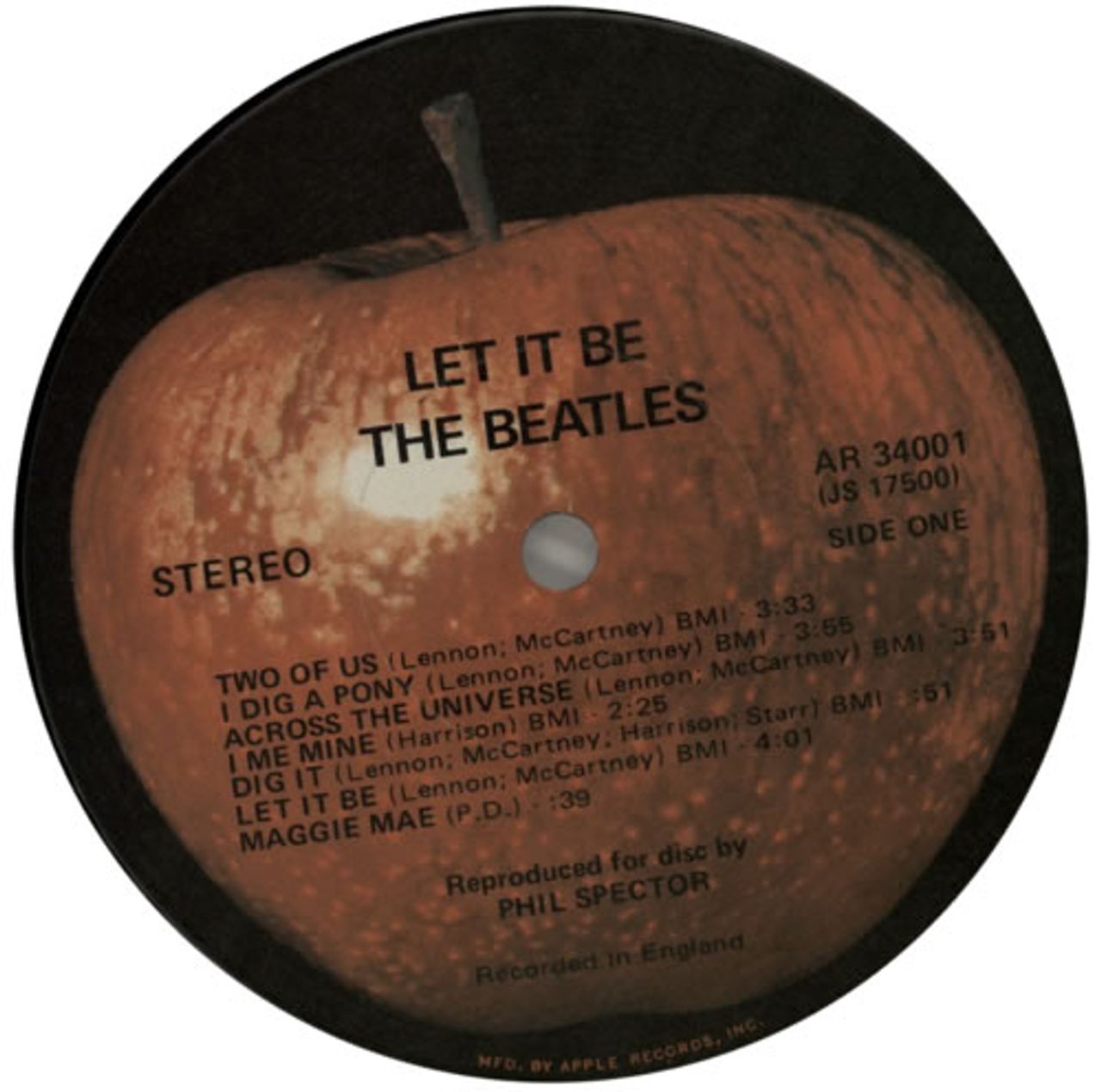 The Beatles Let It Be - 1st US Vinyl LP