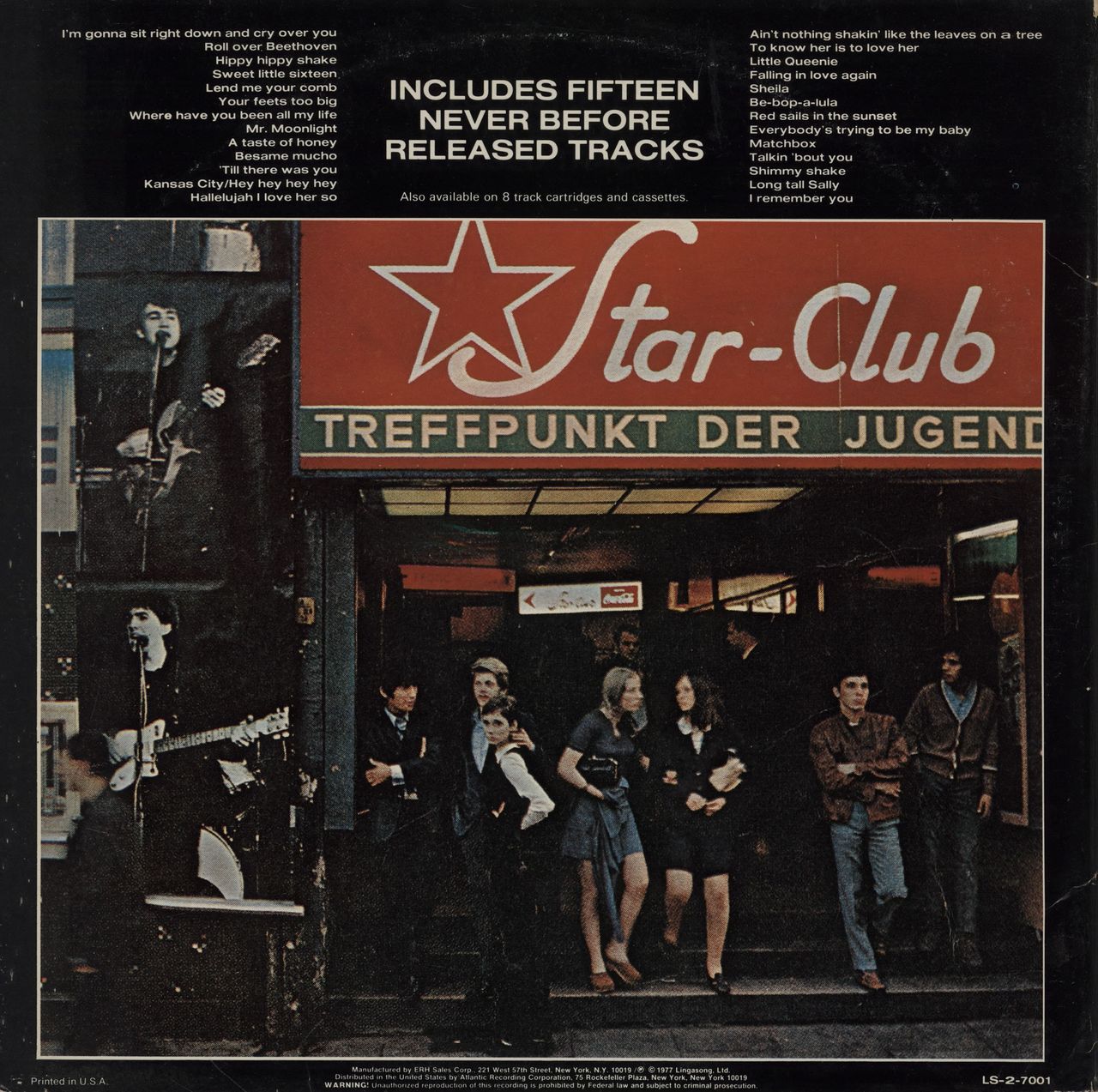 The Beatles Live At The Star-Club In Hamburg - VG US 2-LP vinyl set