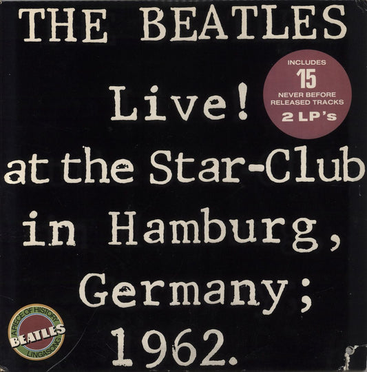 The Beatles Live At The Star-Club In Hamburg - VG US 2-LP vinyl set