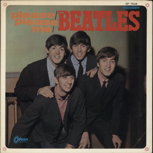 The Beatles Please Please Me - 1st Odeon Issue - Red Vinyl Japanese Vinyl LP