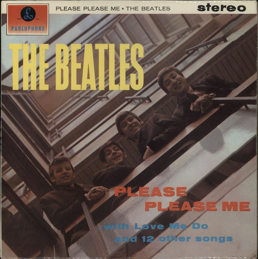 The Beatles Please Please Me - 4th - VG UK Vinyl LP