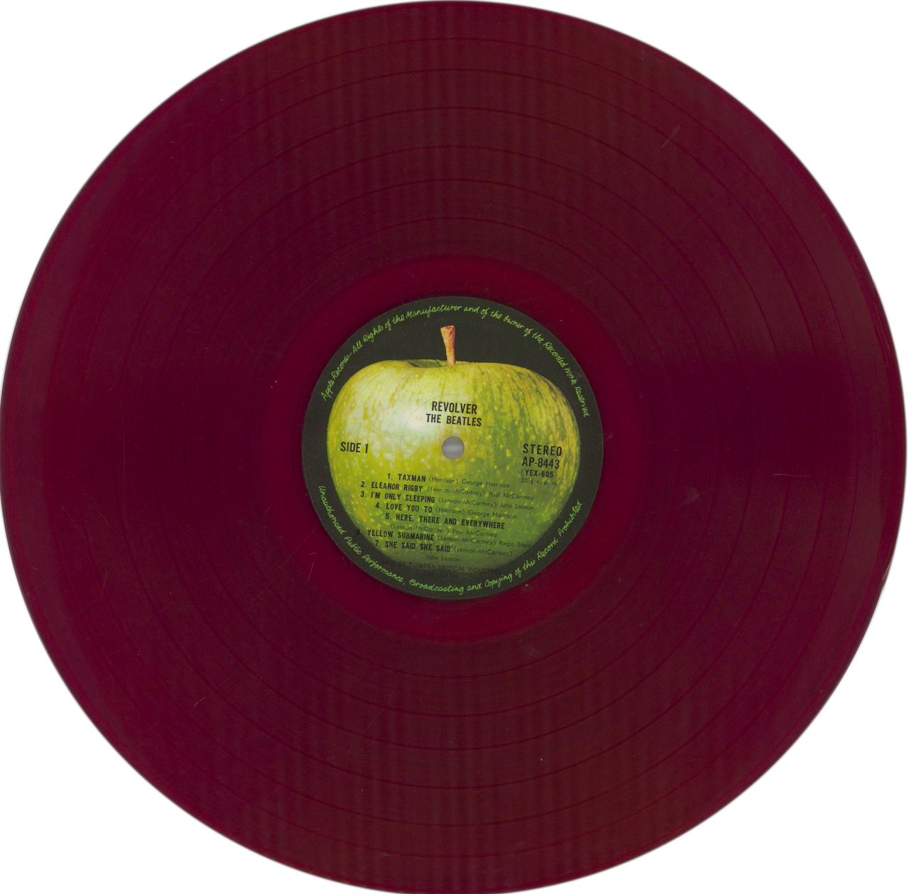 The Beatles Revolver - Red vinyl - EX Japanese Vinyl LP