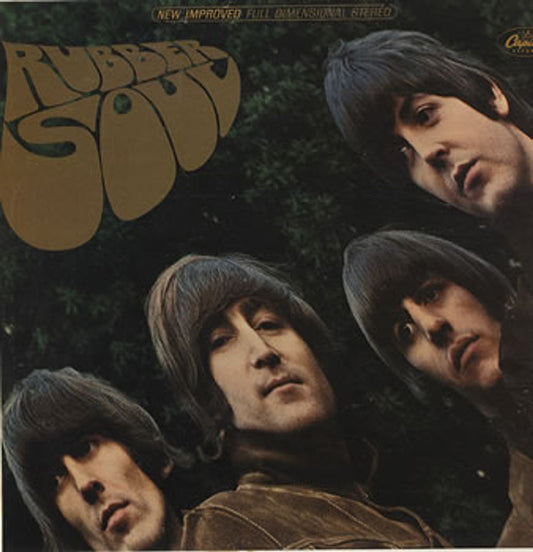 The Beatles Rubber Soul - Mfd by Apple Label/Sliced Side US Vinyl LP