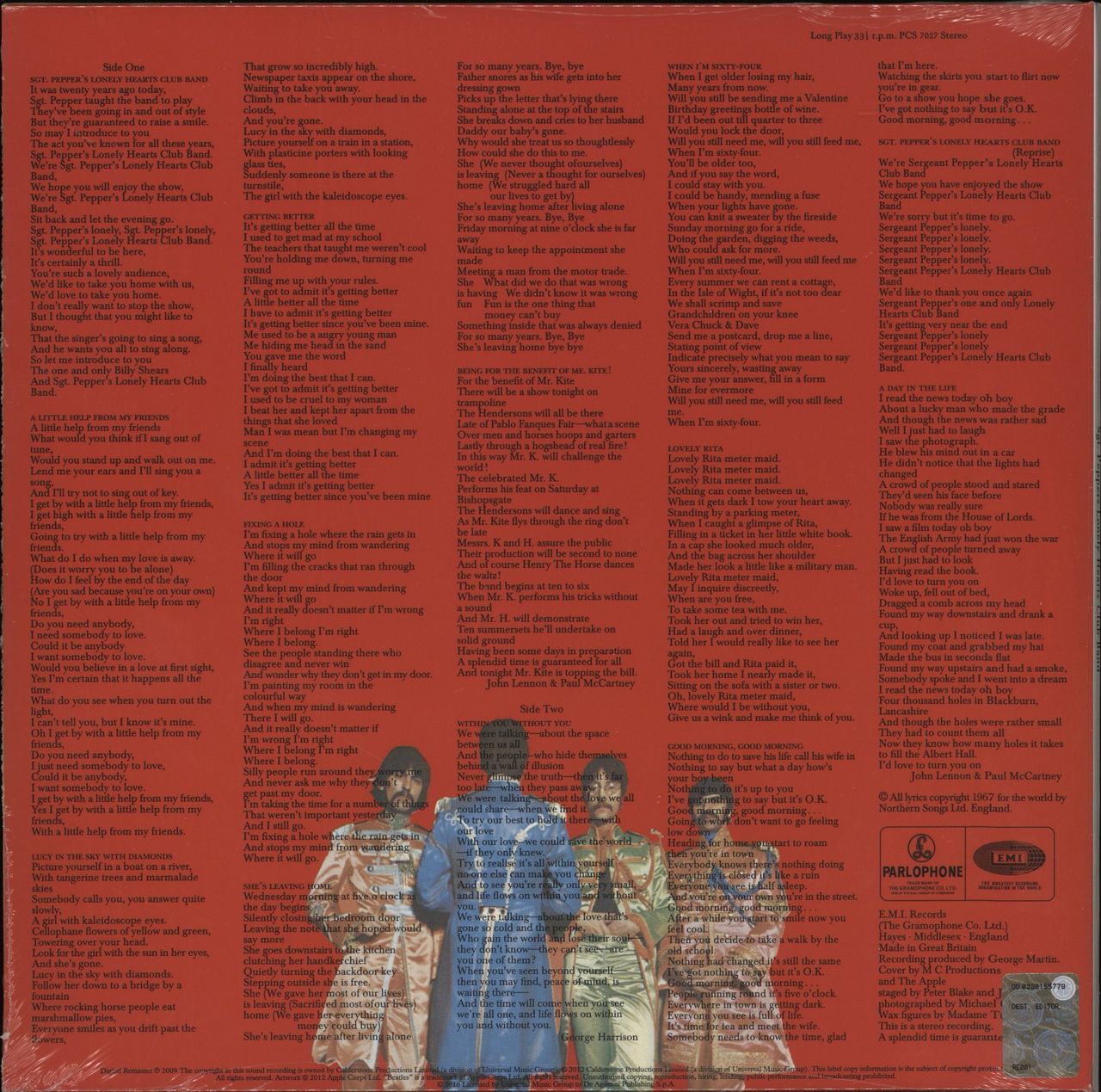 The Beatles Sgt. Pepper's - 180gm - Sealed UK Vinyl LP