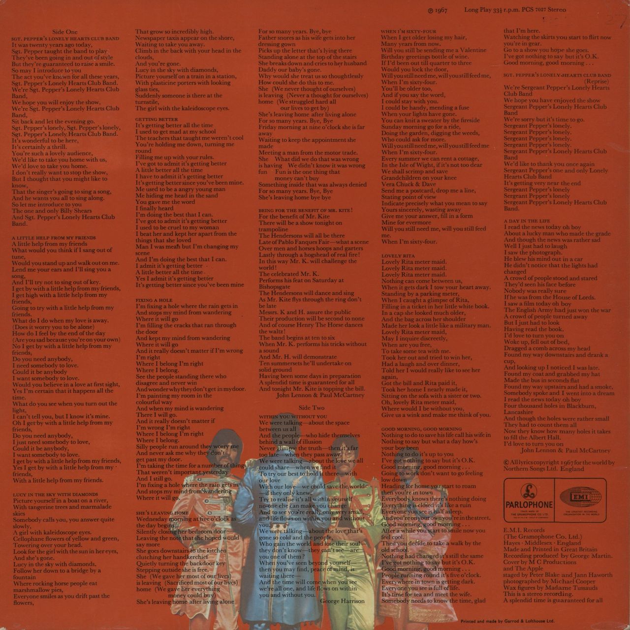 The Beatles Sgt. Pepper's - 1st - Factory Sample UK Vinyl LP